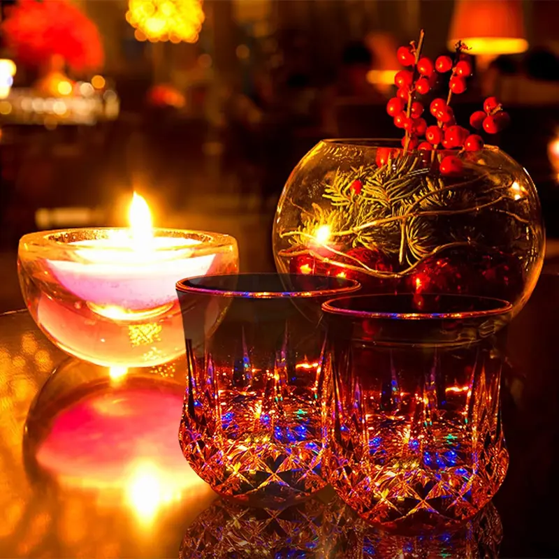 LED Light Up Cups, Liquid-Activated Glowing Plastic Tumblers, 2–6 Pack for Parties, Bars, Christmas & Thanksgiving Gifts