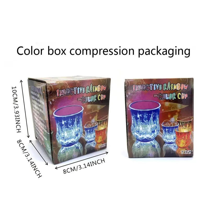 LED Light Up Cups, Liquid-Activated Glowing Plastic Tumblers, 2–6 Pack for Parties, Bars, Christmas & Thanksgiving Gifts