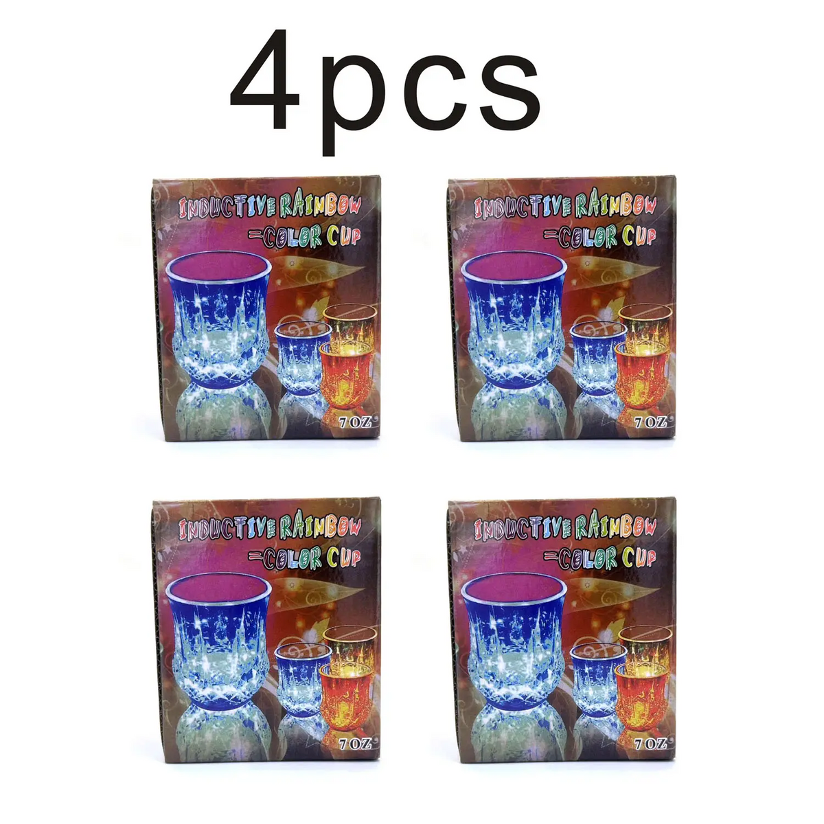 LED Light Up Cups, Liquid-Activated Glowing Plastic Tumblers, 2–6 Pack for Parties, Bars, Christmas & Thanksgiving Gifts
