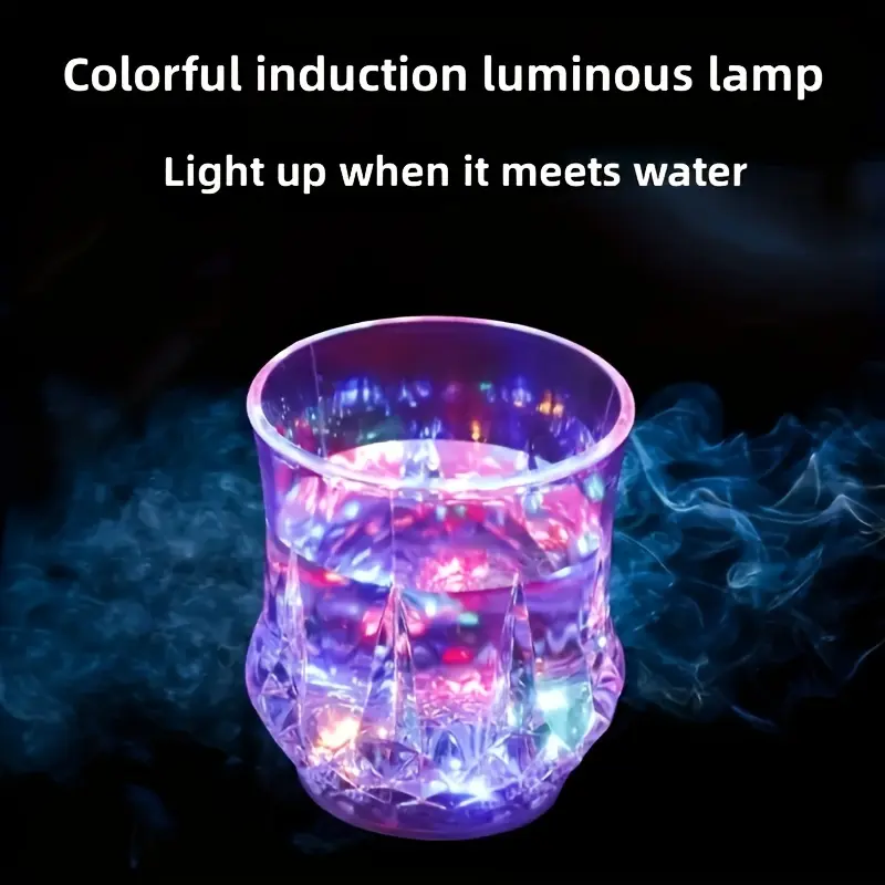 LED Light Up Cups, Liquid-Activated Glowing Plastic Tumblers, 2–6 Pack for Parties, Bars, Christmas & Thanksgiving Gifts